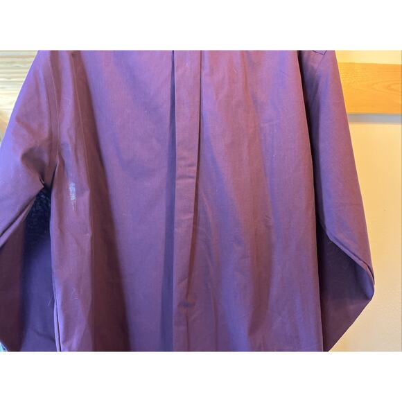 Stafford Men’s 15.5 32/33 Purple Long Sleeve Button Down Cotton Blend Shirt - Picture 14 of 16